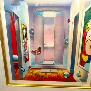 80’s Ferjo art surrealist numbered giclee surrealism art